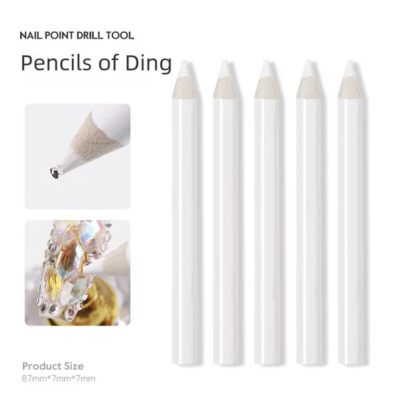 Nail Art Rhinestone Pen, Rhinestone White Crayon, Special Pencil, Nail Rhinestones, Mobile Phone Rhinestones, Nail Rhinestone Supplies, Nail Art Tools