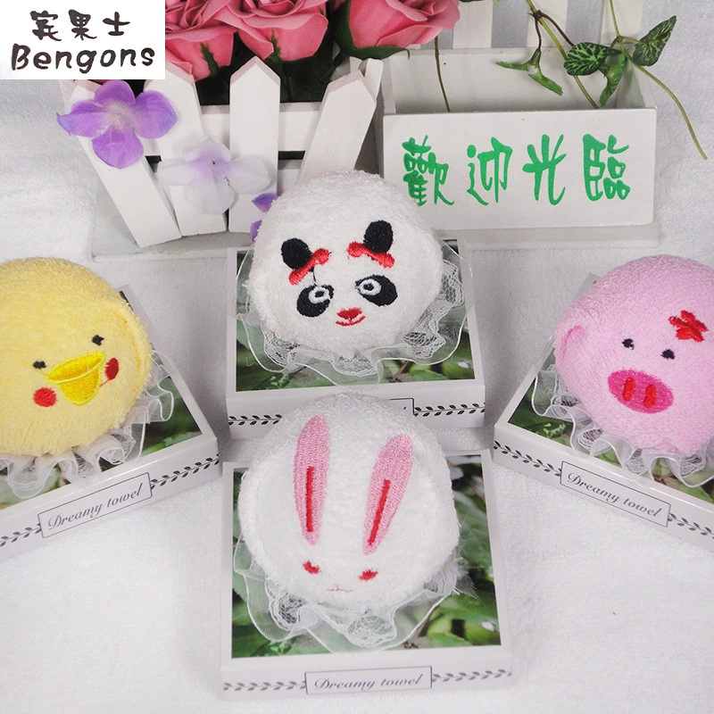 Подарочная коробка для полотенец, милая творческая личность, украшение, детский день рождения, свадебные принадлежности, маленькое полотенце, подарок для рук