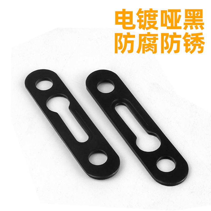 Dos-en-uno conector letra combinación invisible conector muebles estantería oculta estante soporte media hebilla Accesorios