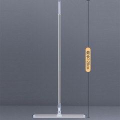 兴诺不锈钢灰色一体杆杆地板刮水器地刮180度旋转地板刮水板工厂