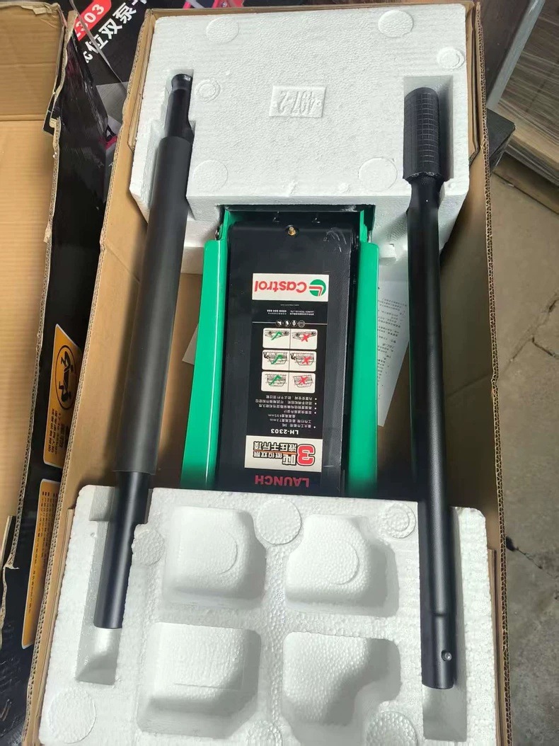 Launch Lh2203/2303 3t Floor Jack Dual-Pump High/Low Horizontal Type 0kg Ton