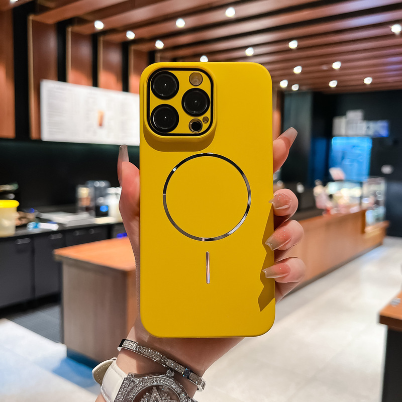 Apple 17PROMAX 携帯電話ケース 磁気吸着細いリング付き Apple 16/15/14 マットな肌触り 17PO 保護ケース|undefined