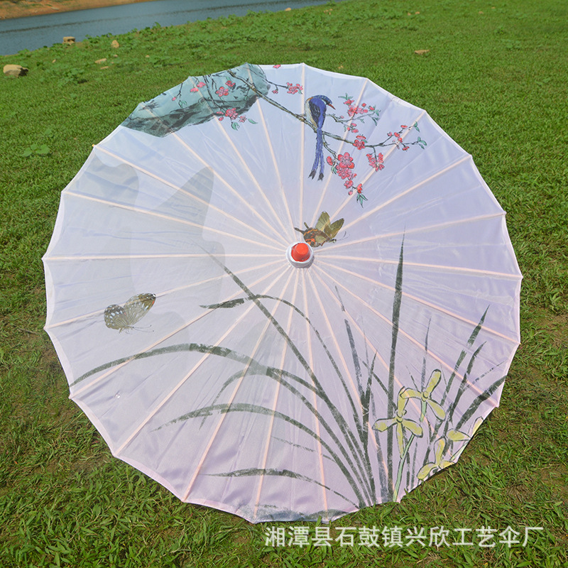 Paraguas de papel engrasado impermeable paraguas artesanal para niños paraguas decorativo antiguo accesorios de fotografía al aire libre impresión paraguas de baile al por mayor