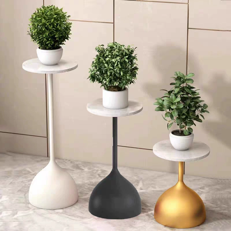 Современная минималистская кованая подставка для цветов в творческой спальне