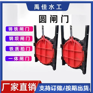 铸铁闸门方圆河道处理侧翻对开式防倒灌水闸污水处理铸铁镶铜闸门