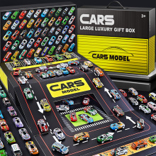 合金玩具车套装小汽车赛车男孩儿童生日礼物2模型礼盒3到6岁跑车