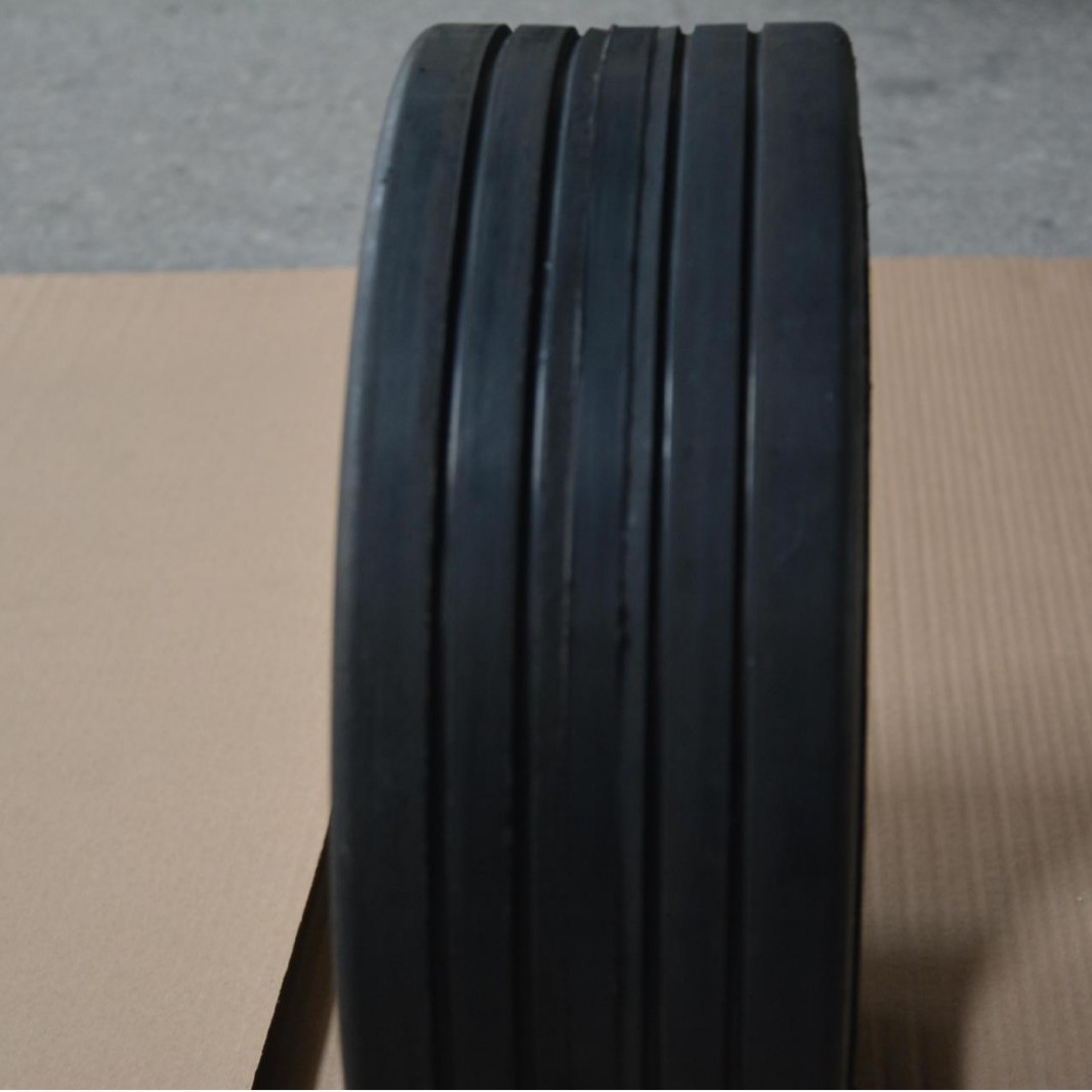 14*5*10托普铣刨机拖车等行车机械压配式实心胎14*5*10