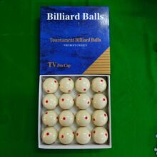 魁岭厂家中八黑八57.2mm台球A级母球白球六点红2-1/4Billiard美式