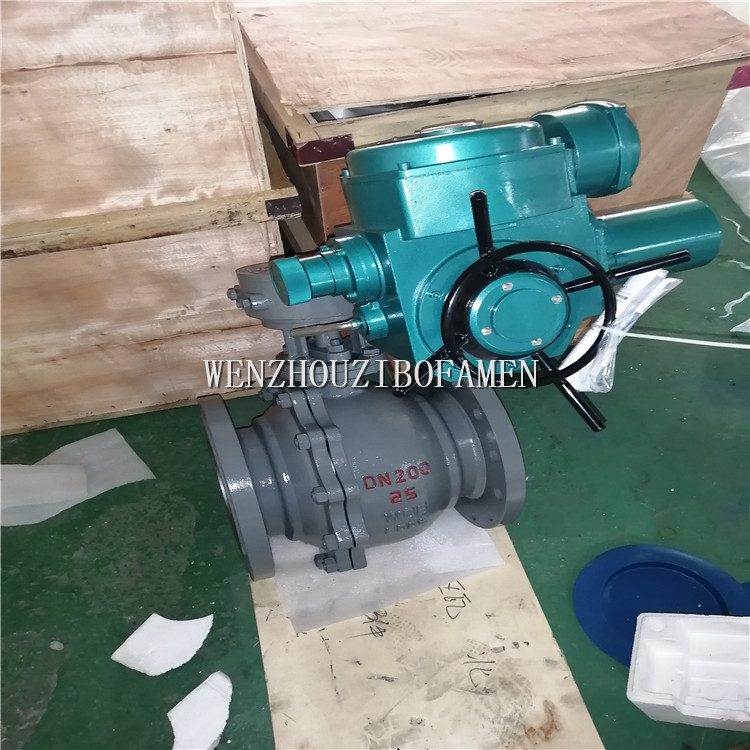 就地远程控制电动球阀 Q941F-40C Q947F-40C 智能防爆型电动球阀