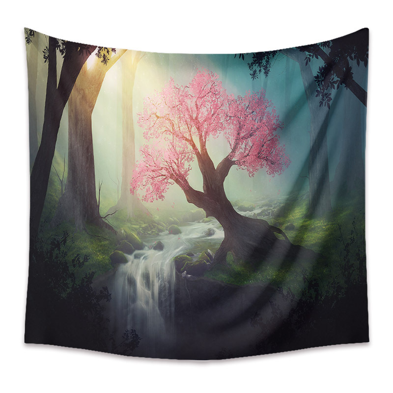 Fashion Landscape Wall Decoration Cloth Tapestry Wholesale Nihaojewelry display picture 140