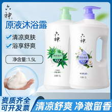 六神经典款沐浴露家庭装大容量持久留香润肤保湿补水沐浴乳代发