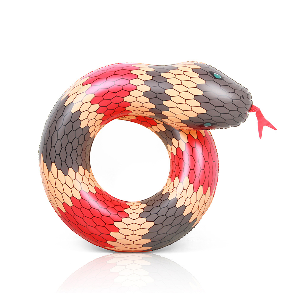 Doctor Pig anillo de natación inflable al aire libre engrosado anillo de natación inflatable para niños protección ambiental PVC serpente anillo de natación fábrica directa