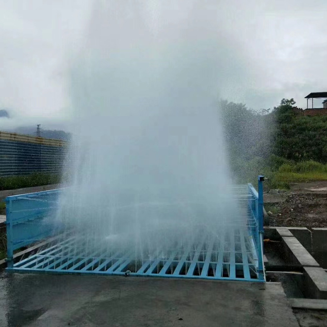 四川工地洗轮机100T 工程车辆洗轮机平台