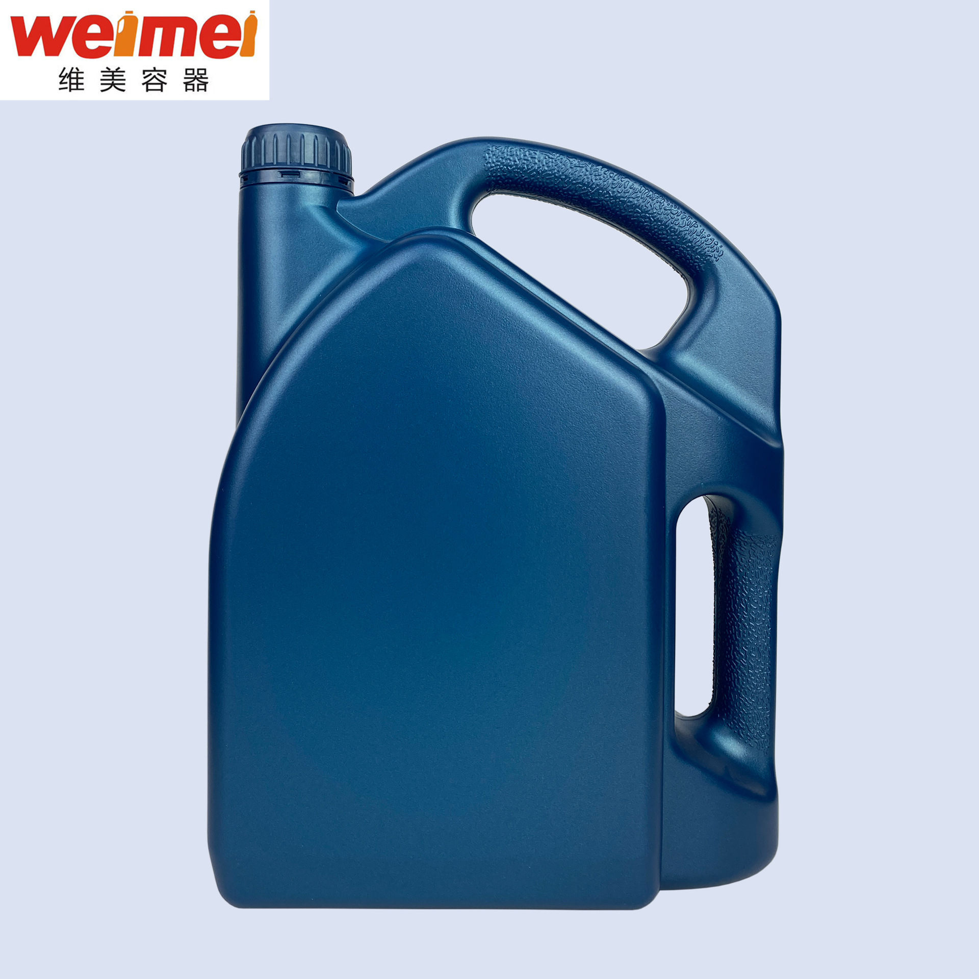 4L机油桶防冻液瓶PE塑料包装壶 防盗口设计 4升 汽车润滑油容器
