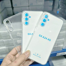 适用SAM三星A24 4G透明TPU手机壳1.5mm高透直边TPU透明防摔保护套