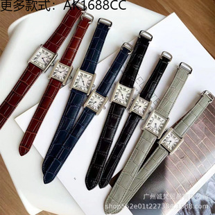 Direct sales by manufacturer Xiaohongshu Tank Series Quartz Watch Fashionable and Casual Square Couple