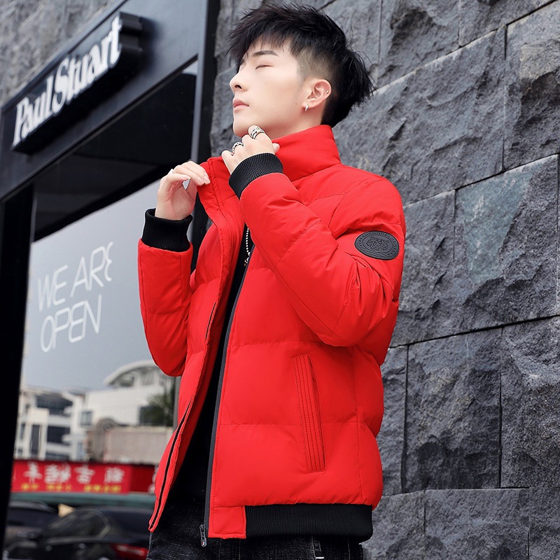 Abrigo de algodón acolchado abrigo de invierno para hombre 2022 nuevo estilo coreano moda Otoño e Invierno corto abrigo de algodón acolchado invierno 1912 abrigo de algodón acolchado