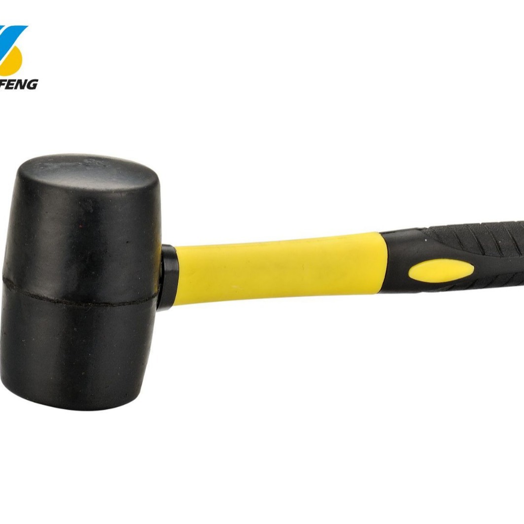 供应锤子 8-32oz橡胶锤子 玻纤柄橡胶锤