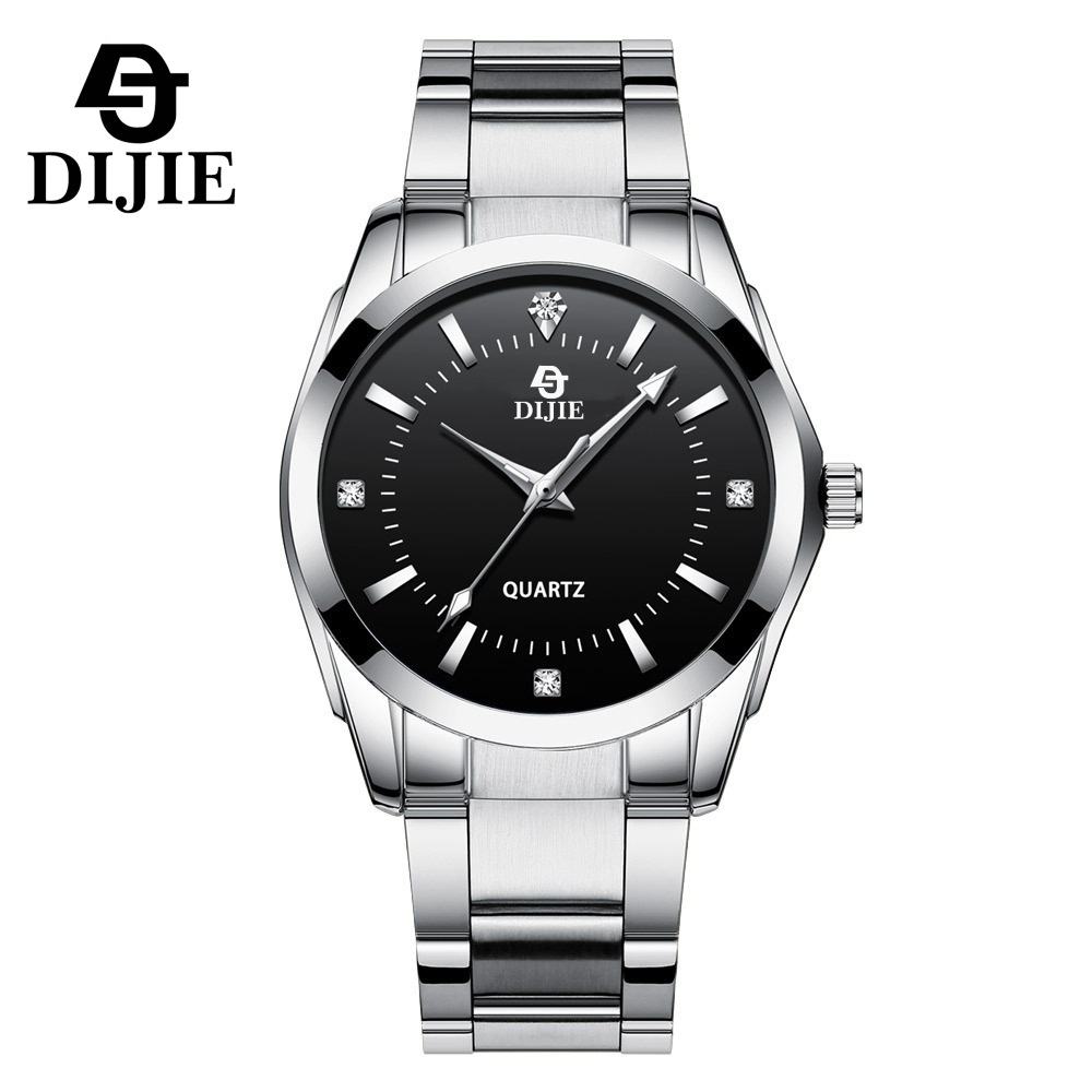 Cross-Border Popular Fashion Waterproof Versatile Trendy Business Ins Style Light Luxury Steel Band Quartz Watch for Men and Women Couples