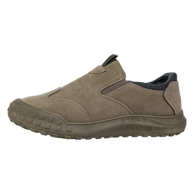 Zapatos de protección laboral para hombre, zapatos de verano 2024, superventas, botas de cuero impermeables de caña baja, calzado informal resistente al desgaste para exteriores para hombre