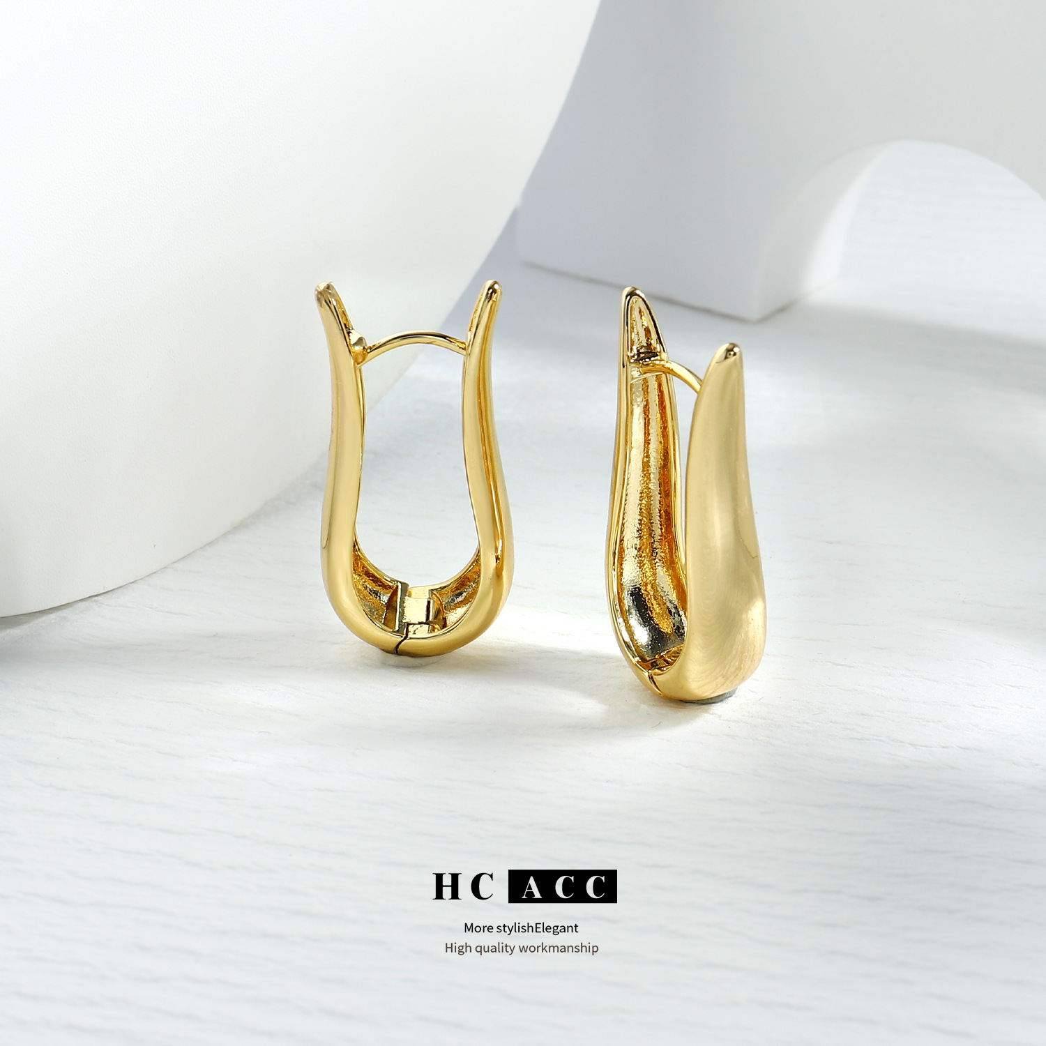 Geometric universal fashionable design retro earrings