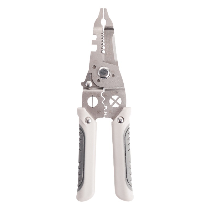 Pelacables multi-función multi-fronterizo alicates eléctricos multifunción bobinado de distribución de alambre pelado de alambre de corte Alambre de electricista Pelacables
