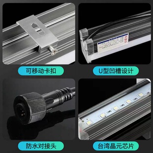 Customized LED wall washer outdoor waterproof indoor line lamp spotlight bridge building exterior wall lighting line lamp