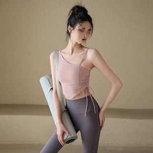 All-In-One Bra, Fashionable Yoga Bra, Women's Outer Wear, Shockproof Fitness Training, Beautiful Back Vest, Summer