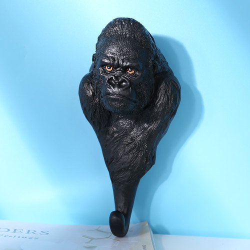Factory sells American animal retro hooks, wall decorations, personalized pendants, home decoration three-dimensional resin crafts