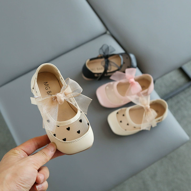 Корейский стиль, милая детская обувь с бантом, кожаная обувь для девочек с мягкой подошвой, 2021, осенняя новая детская обувь, модная