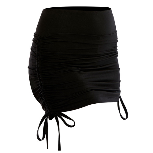 Summer outdoor running quick-drying drawstring hip sports skirt fitness yoga skirt badminton tennis skirt women's cross-border wholesale