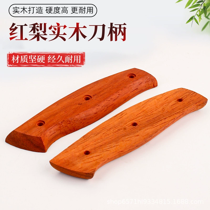 Ручка деревянного ножа ручка груша ручка резак массивная деревянная рукоятка