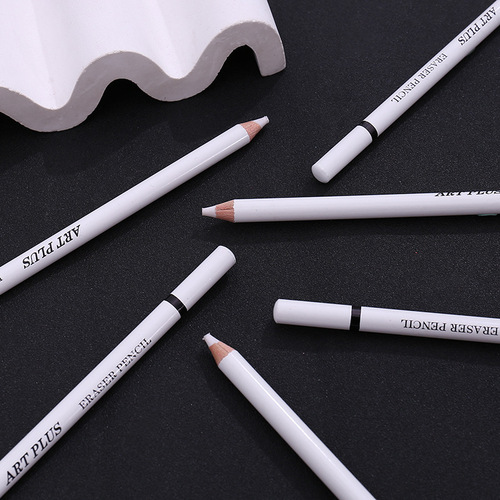 High-gloss eraser pen, an art-specific painting and sketching tool, is easy to wipe and durable. The refill is not easy to break.