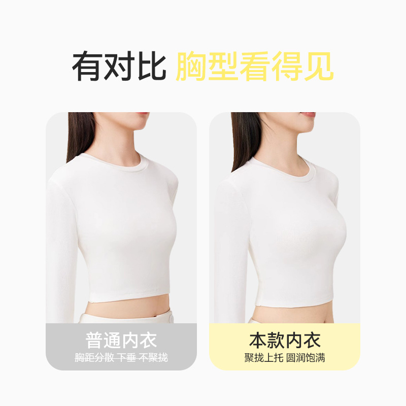 Ropa interior sexy, pechos pequeños de mujer, sin anillo de acero, estilo fino de verano, colección superior, senos secundarios, anti-flacidez, sujetador sin costuras, mujer