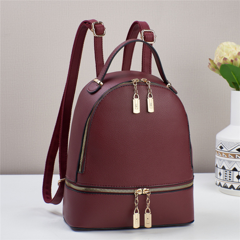 Mochila Ejecutiva para Mujer de PU de Gran Capacidad para Negocios