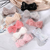 Cute headband with bow for face washing, face mask, hair accessory, 2021 collection, wholesale