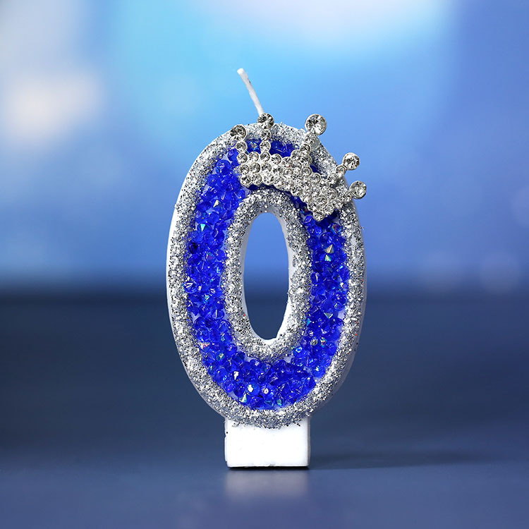 Venta al por mayor original nueva vela digital Sueño Azul estilo pastel de cumpleaños vela AliExpress Amazon Venta caliente