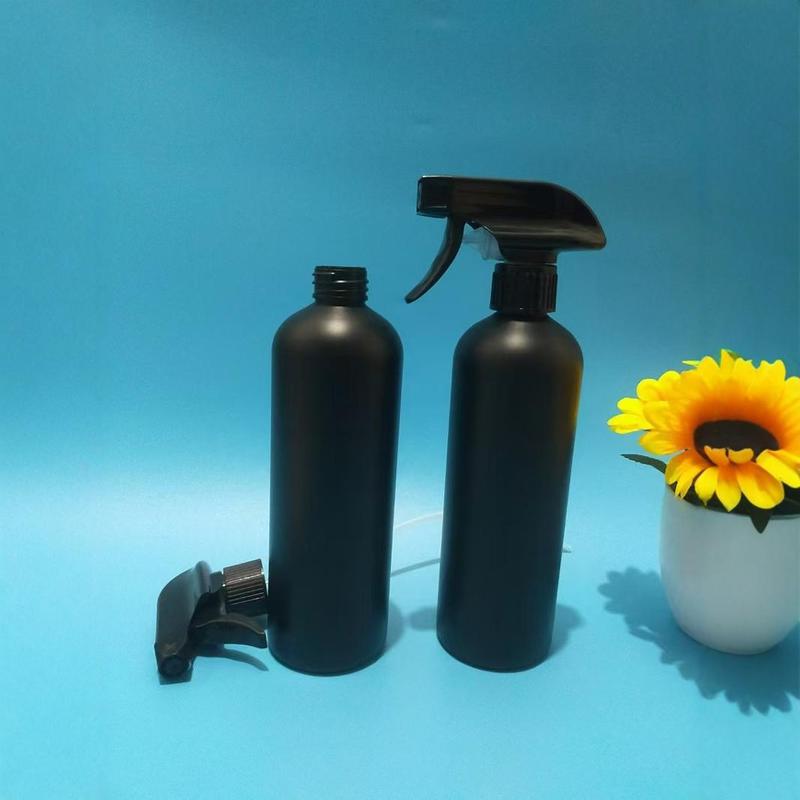 500ml円筒形300mlスプレーボトル、カーコーティング剤、油汚れ除去剤、PE素材プラスチックボトル、プラスチックポットスプレーボトル|undefined