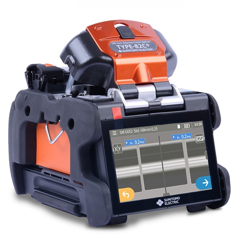 Original Japanese Imported Sumitomo Fiber Optic Fusion Splicer Type-82C+ Six-Motor Main Line Splicing Machine for Engineering Hot Fusion
