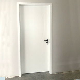 Indoor Wooden Room Door Engineering Door Rental Solid Wood Composite Paint-Free Bedroom Door Kindergarten Simple Paint Supply