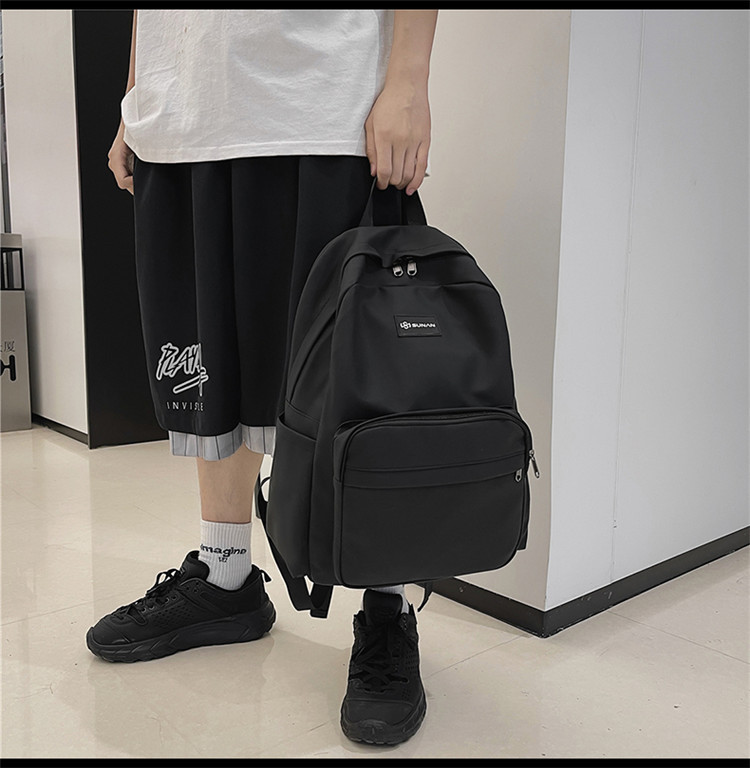 Schoolbag Korean Version Of The Large-capacity Travel Simple Backpack New Fashion Student Backpack display picture 10