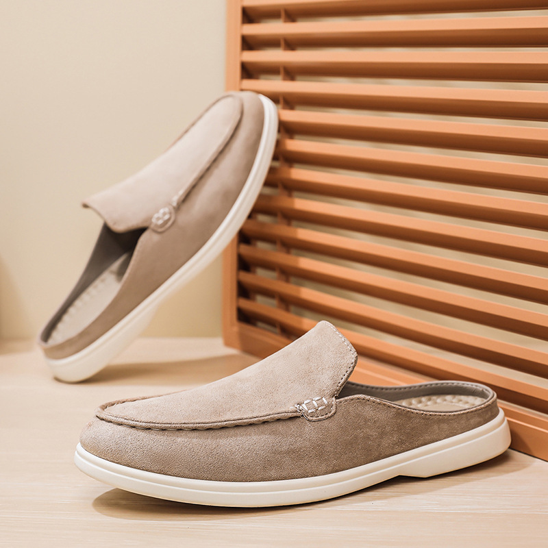 Cross-Border Hot-Selling Slip-On Suede Loafers, Slip-On Lazy Shoes, Casual Shoes, Fashionable Beanie Shoes for Men Cross-Border Hot-Selling Slip-On Suede Loafers, Slip-On Lazy Shoes, Casual Shoes, Fashionable Beanie Shoes for Men