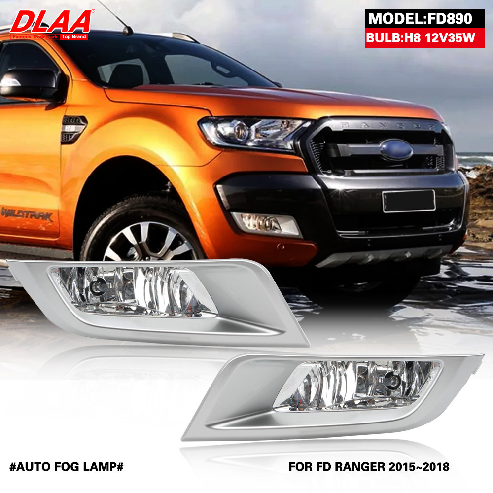 Aplicable a Ford 15 / 16 / 17 / 18 año Ranger conjunto de luz de niebla frontal pickup luz de día luz de barra frontal