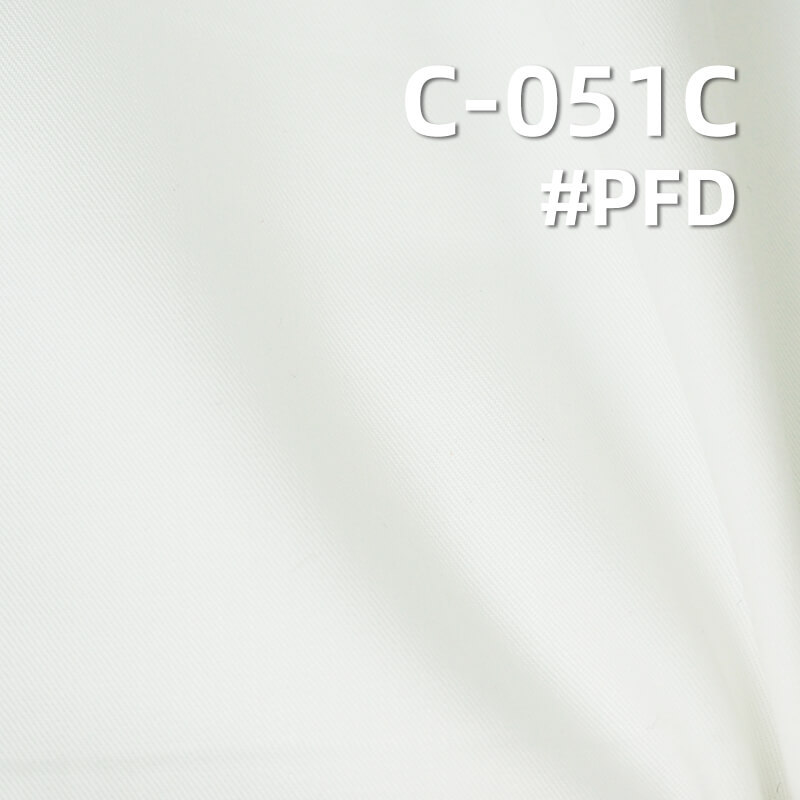 【半漂布】145g春夏米白现代纯色棉磨毛斜纹中国风外套衬衫面料