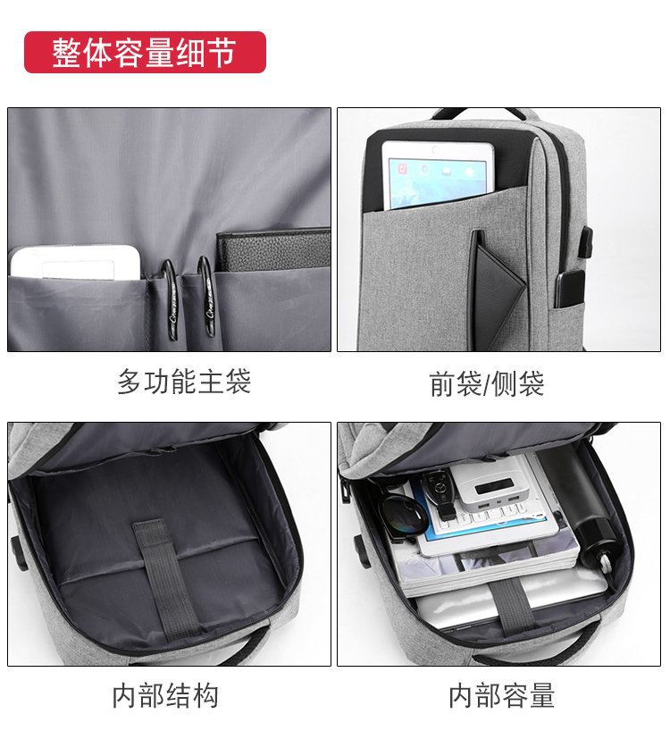 2024 New cross-border multi-functional USB charging business travel men's laptop backpack for foreign trade Application Scenario