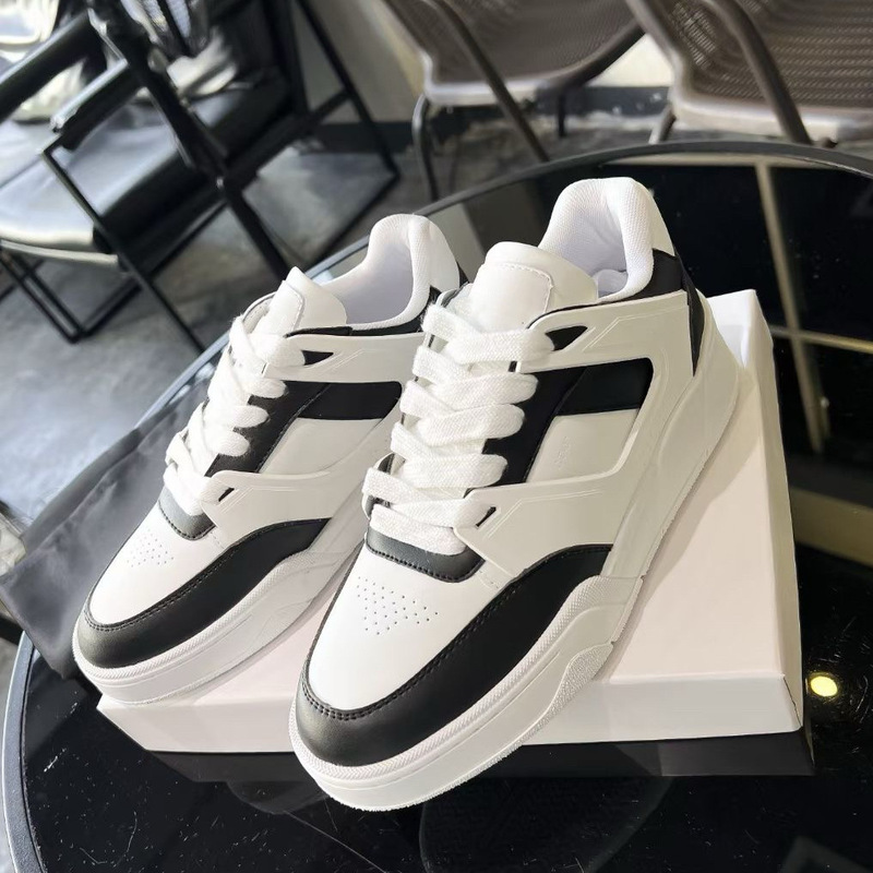 Arc De Triomphe High Version White Shoes for Women Spring & Fall New Genuine Leather Versatile Casual Shoes Breathable Couple Sports Sneakers Arc De Triomphe High Version White Shoes for Women Spring & Fall New Genuine Leather Versatile Casual Shoes Breathable Couple Sports Sneakers