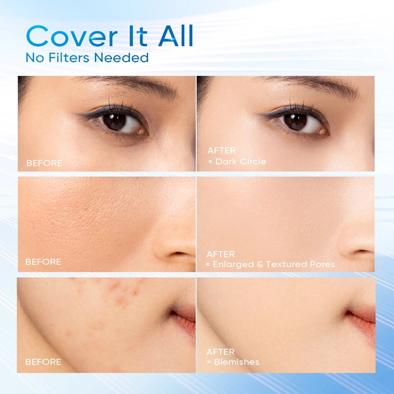 SKINTIFIC粉底液保湿霜 Tinted Moisturizer locks in flawless|undefined