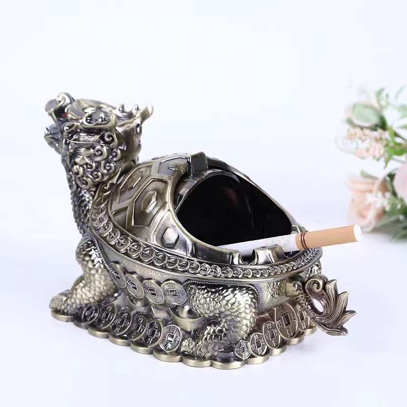 용거북, 금두꺼비 풍요의 뿔, 재떨이, 금속공예 장식품, 사무용품, 용몸, 거북장수건강장식