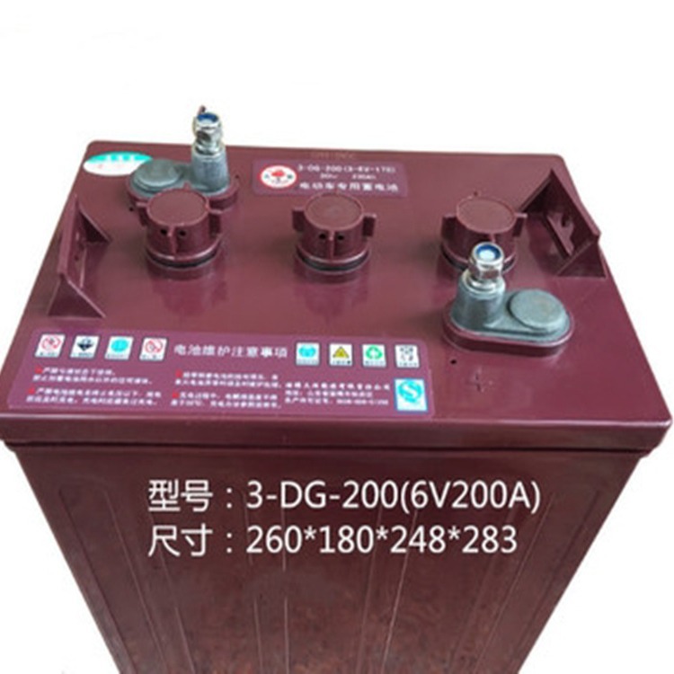 火炬蓄电池3-DG-180/200/210/230/240AH电动游览车 汽车 巡逻车