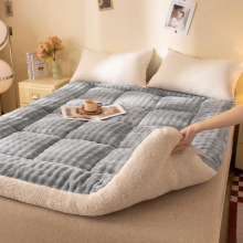 ✅2025新款A类高克重兔毛绒加绒加厚保暖褥子床褥炕被床垫垫褥软